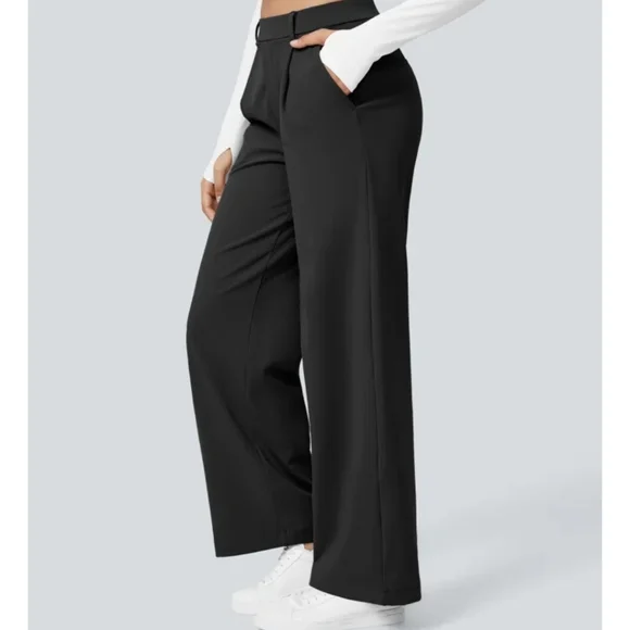 Halara Flex™ High Waisted Pocket Straight Leg Work Pants - Picture 3 of 4